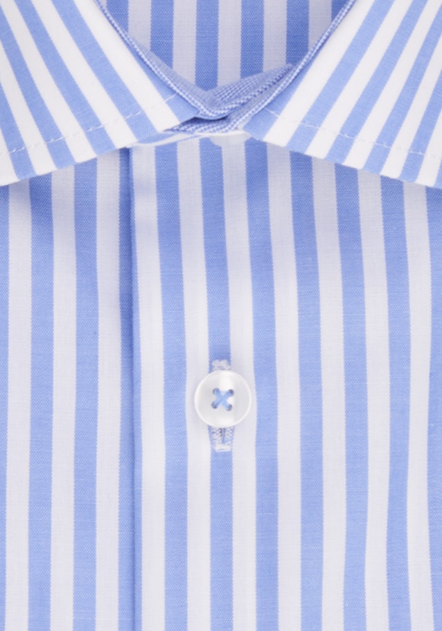 Non-iron Popeline Korte mouwen Business overhemd in Shaped with Kentkraag in Lichtblauw |  Seidensticker Onlineshop