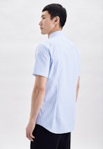 Chemise Business Shaped Manche courte sans repassage in Bleu Clair |  Seidensticker Onlineshop