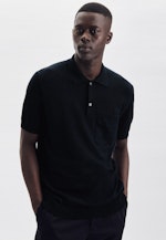 Kragen Polo-Shirt Gerader Schnitt (Normal-Fit) in Dunkelblau |  Seidensticker Onlineshop