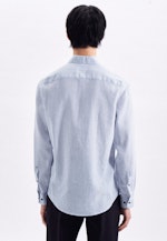 Regular fit Chemise décontractée rayures in Bleu Clair |  Seidensticker Onlineshop