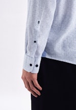 Regular fit Chemise décontractée rayures in Bleu Clair |  Seidensticker Onlineshop