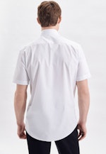 Regular Business Hemd Druck in Weiß |  Seidensticker Onlineshop
