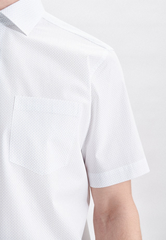 Regular Chemise d'affaires Imprimé in Blanc |  Seidensticker Onlineshop