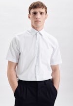 Regular Chemise d'affaires Imprimé in Blanc |  Seidensticker Onlineshop