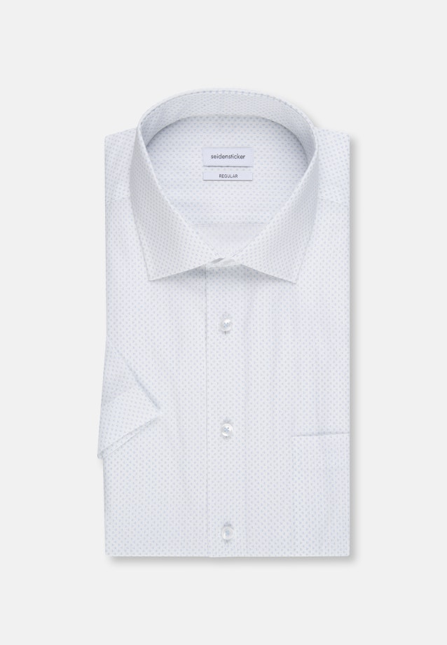 Regular Chemise d'affaires Imprimé in Blanc |  Seidensticker Onlineshop