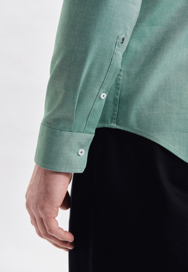 Slim Business Hemd Uni in Grün |  Seidensticker Onlineshop