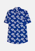 Regular Business Hemd Floral in Mittelblau |  Seidensticker Onlineshop