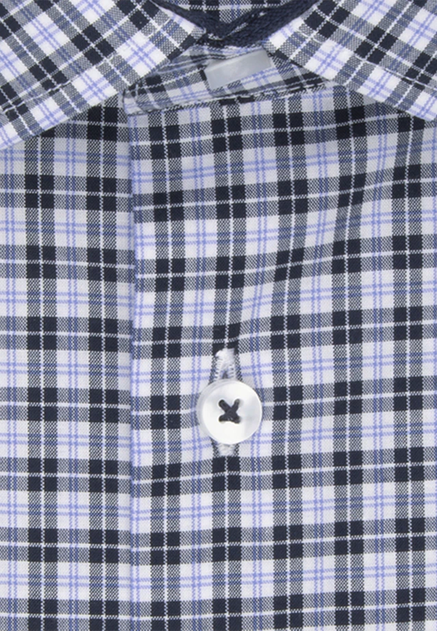 Regular Business Hemd Karo in Dunkelblau |  Seidensticker Onlineshop