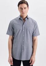 Regular Business Hemd Karo in Dunkelblau |  Seidensticker Onlineshop