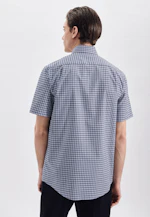 Regular Business Hemd Karo in Dunkelblau |  Seidensticker Onlineshop