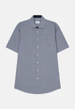 Regular Business Hemd Karo in Dunkelblau |  Seidensticker Onlineshop