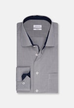 Regular Business Hemd Karo in Dunkelblau |  Seidensticker Onlineshop