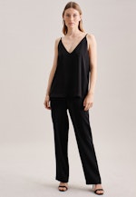 V-Neck Top in Black |  Seidensticker Onlineshop