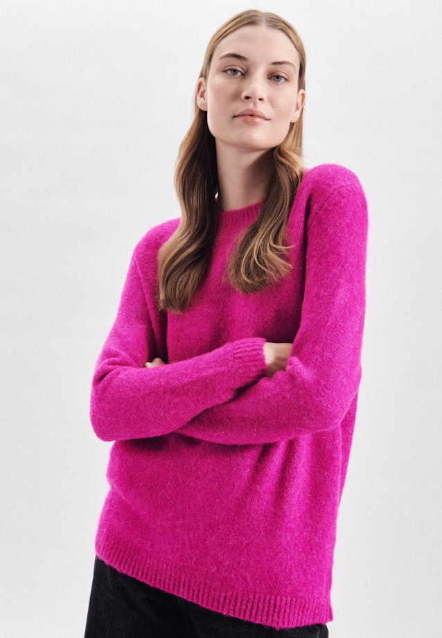 Oversized Pullover Uni in Rosa/Pink |  Seidensticker Onlineshop