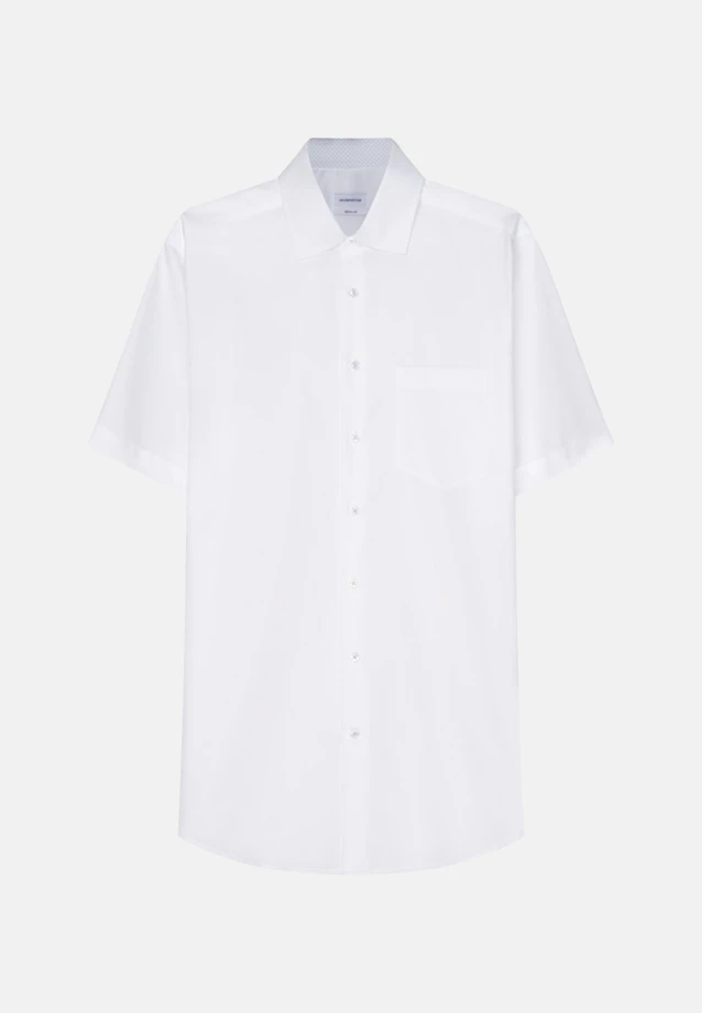 Regular Oxfordhemd Uni in Weiß |  Seidensticker Onlineshop