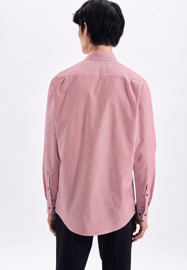 Regular Performance shirt Stripe in Red |  Seidensticker Onlineshop