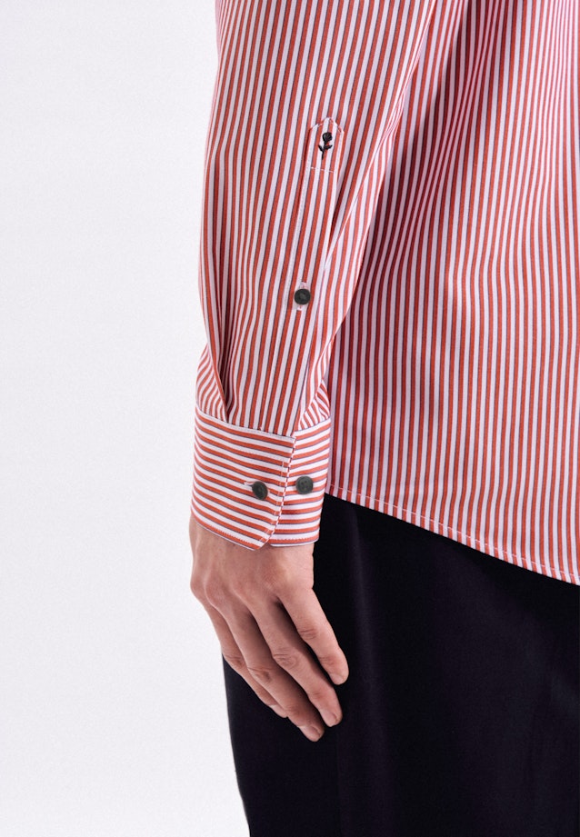 Regular Performance shirt Stripe in Red |  Seidensticker Onlineshop