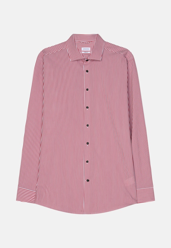Regular Performance shirt Stripe in Red |  Seidensticker Onlineshop
