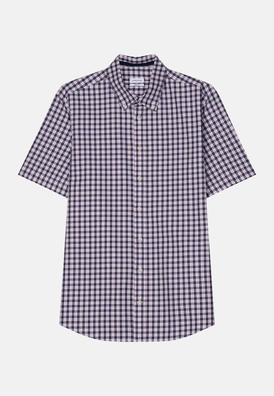Casual Hemd in Regular mit Button-Down-Kragen in Mittelblau |  Seidensticker Onlineshop
