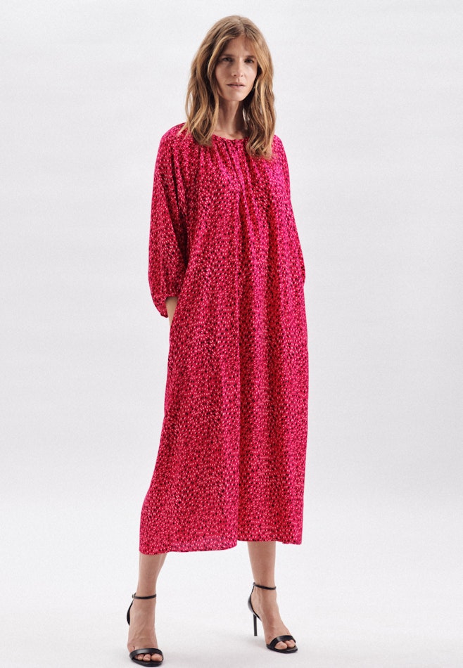 Krepp Maxi Kleid in Rosa/Pink | Seidensticker Onlineshop