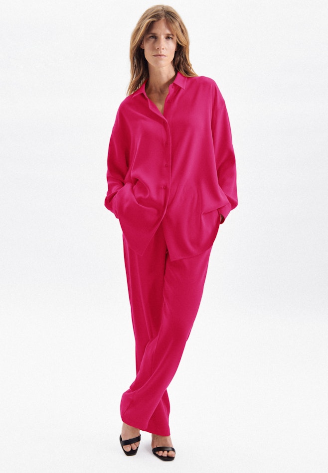Crepe Long Blouse in Pink | Seidensticker online shop