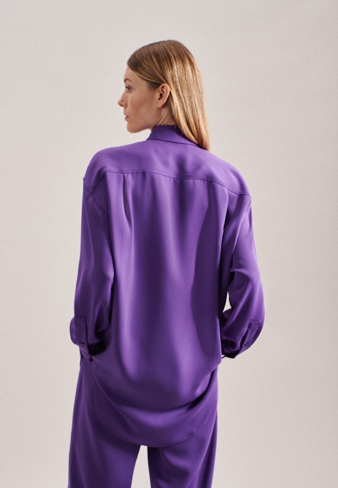 Crepe Long Blouse in Purple | Seidensticker online shop