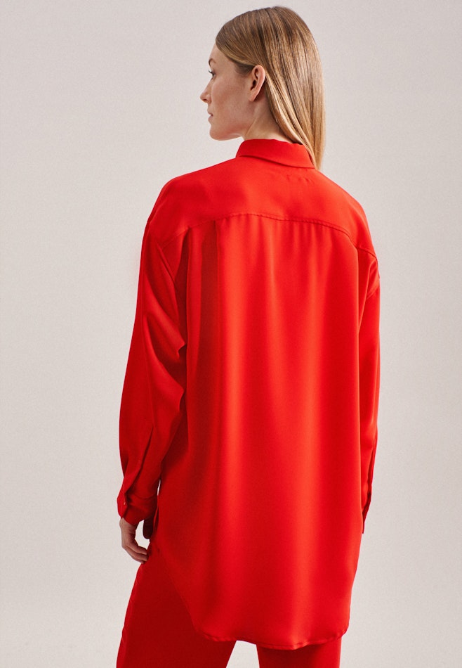 Crepe Long Blouse in Red | Seidensticker online shop