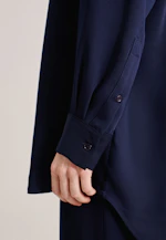 Longbluse Uni in Dunkelblau |  Seidensticker Onlineshop