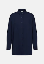 Longbluse Uni in Dunkelblau |  Seidensticker Onlineshop