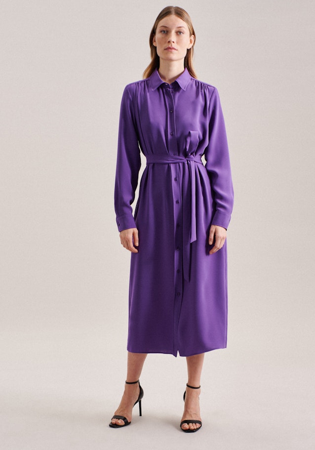 Collar Dress in Purple |  Seidensticker Onlineshop