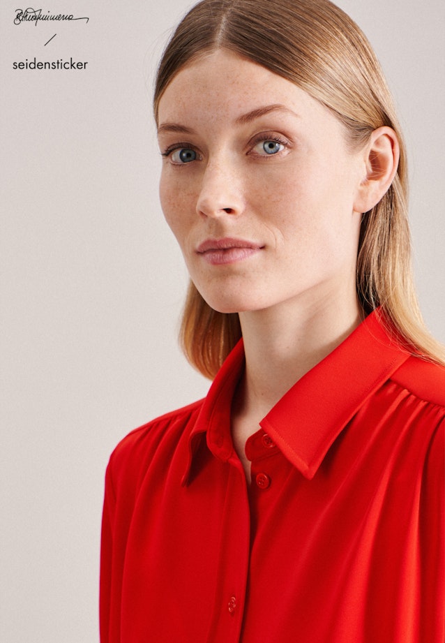 Crepe Maxi Dress in Red |  Seidensticker Onlineshop