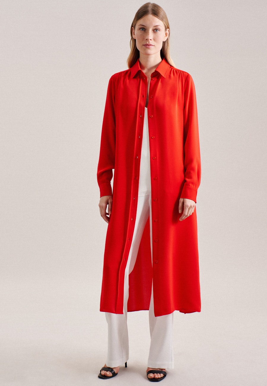 Krepp Maxi Kleid in Rot |  Seidensticker Onlineshop