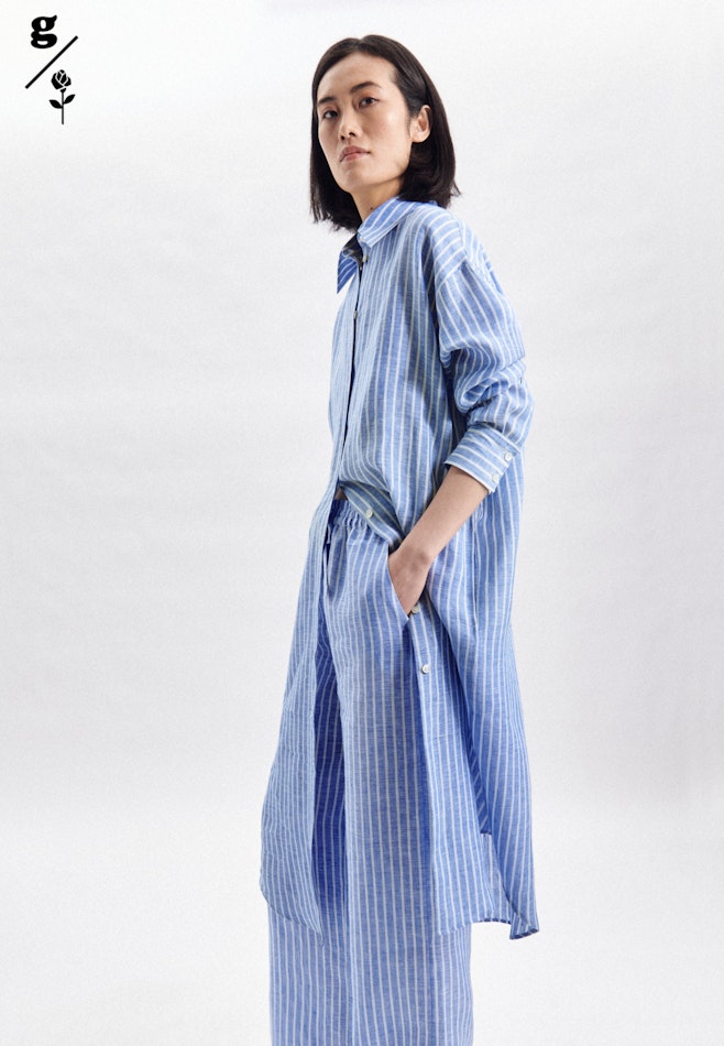 Robe Oversized Manche Longue dans Bleu Moyen | Boutique en ligne Seidensticker