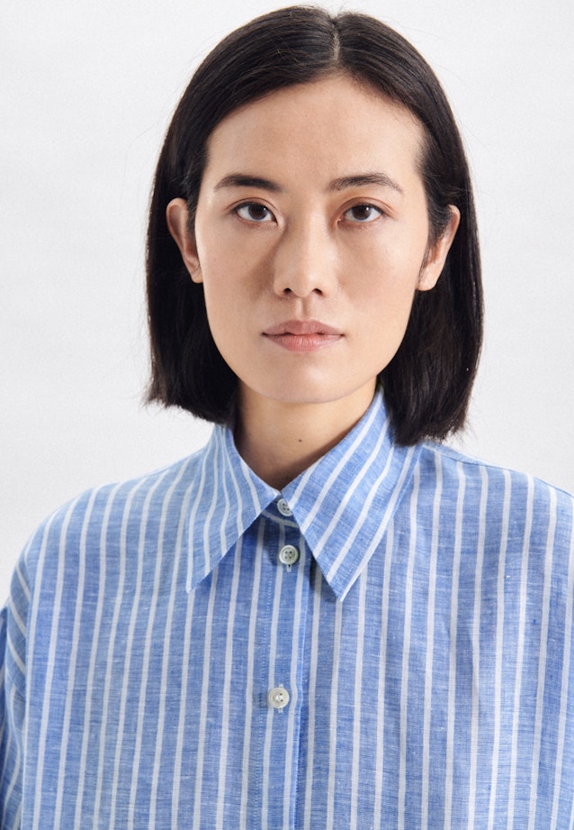 Kleid Streifen in Mittelblau |  Seidensticker Onlineshop