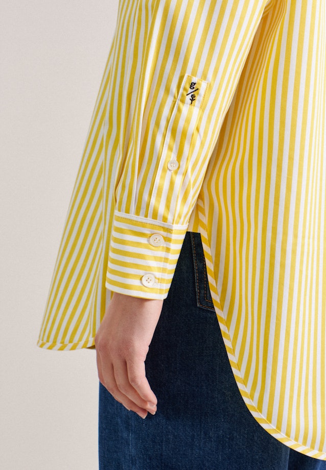 Blouse longue Twill (sergé) in Jaune |  Seidensticker Onlineshop