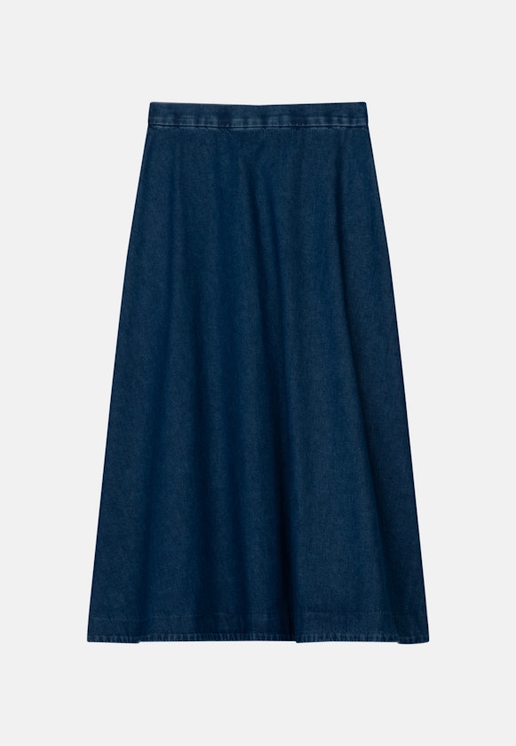 Denim Maxi Rock in Dunkelblau |  Seidensticker Onlineshop