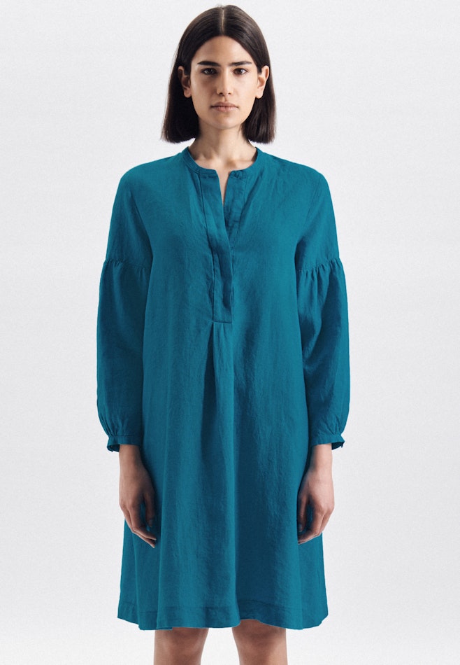 Crew Neck Dress in Turquoise | Seidensticker online shop