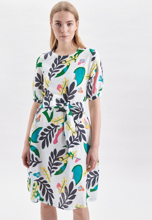 Linen Midi Dress in Ecru |  Seidensticker Onlineshop