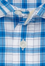 Regular Chemise décontractée carreaux in Turquoise |  Seidensticker Onlineshop