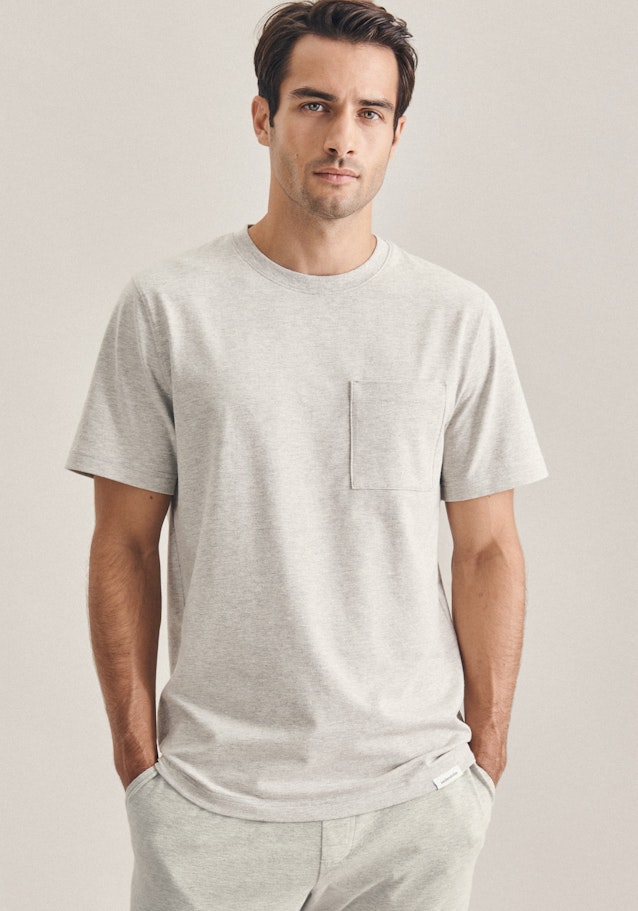 Regular Pyjama Uni in Gris | Seidensticker Onlineshop