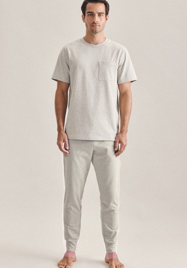 Regular Pyjama Uni in Gris | Seidensticker Onlineshop
