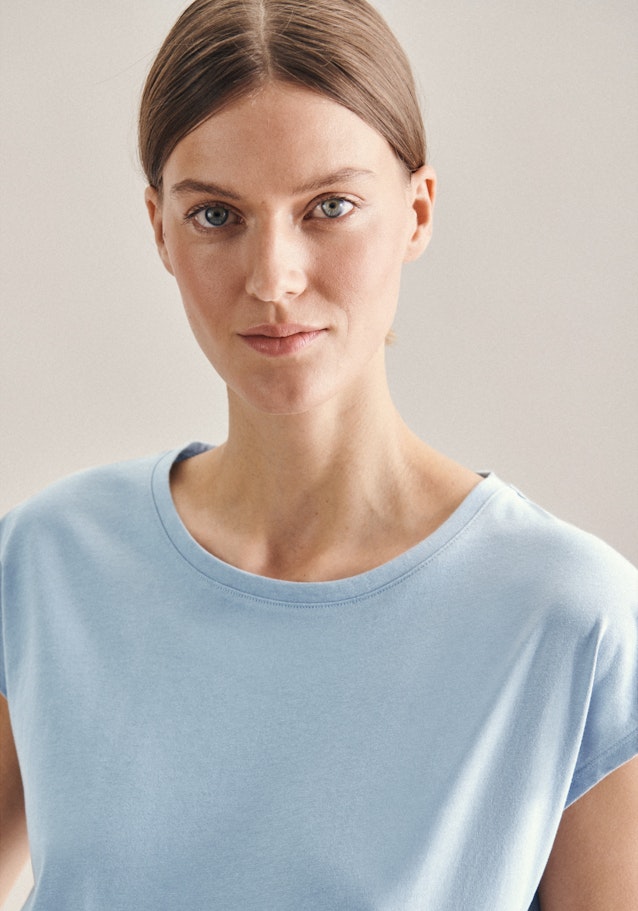 Pyjama Regular Sans Manchon in Bleu Clair |  Seidensticker Onlineshop