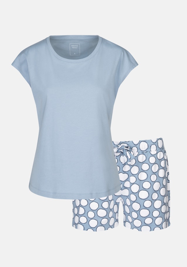 Pyjama aus 100% Baumwolle in Hellblau |  Seidensticker Onlineshop