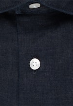 Slim Leinenhemd Uni in Dunkelblau |  Seidensticker Onlineshop