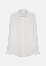Slim Chemise en lin Uni in Blanc |  Seidensticker Onlineshop