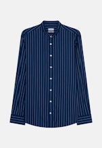 Regular Chemise décontractée rayures in Bleu Moyen |  Seidensticker Onlineshop