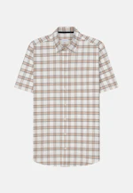 Regular Oxford shirt Check in Yellow |  Seidensticker Onlineshop