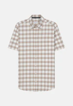 Regular Oxford shirt Check in Yellow |  Seidensticker Onlineshop