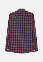 Regular Casual shirt Check in Medium Blue |  Seidensticker Onlineshop