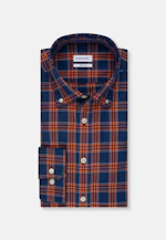 Regular Casual shirt Check in Medium Blue |  Seidensticker Onlineshop